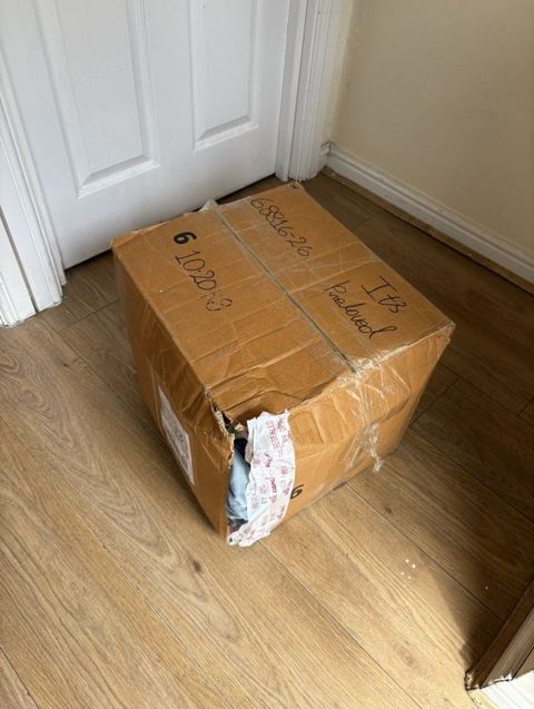 A box of preloved stock